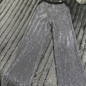 Stylish Black and White Women's Pants